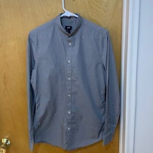 H&M Men’s Band collar dress shirt (Custom DIY)